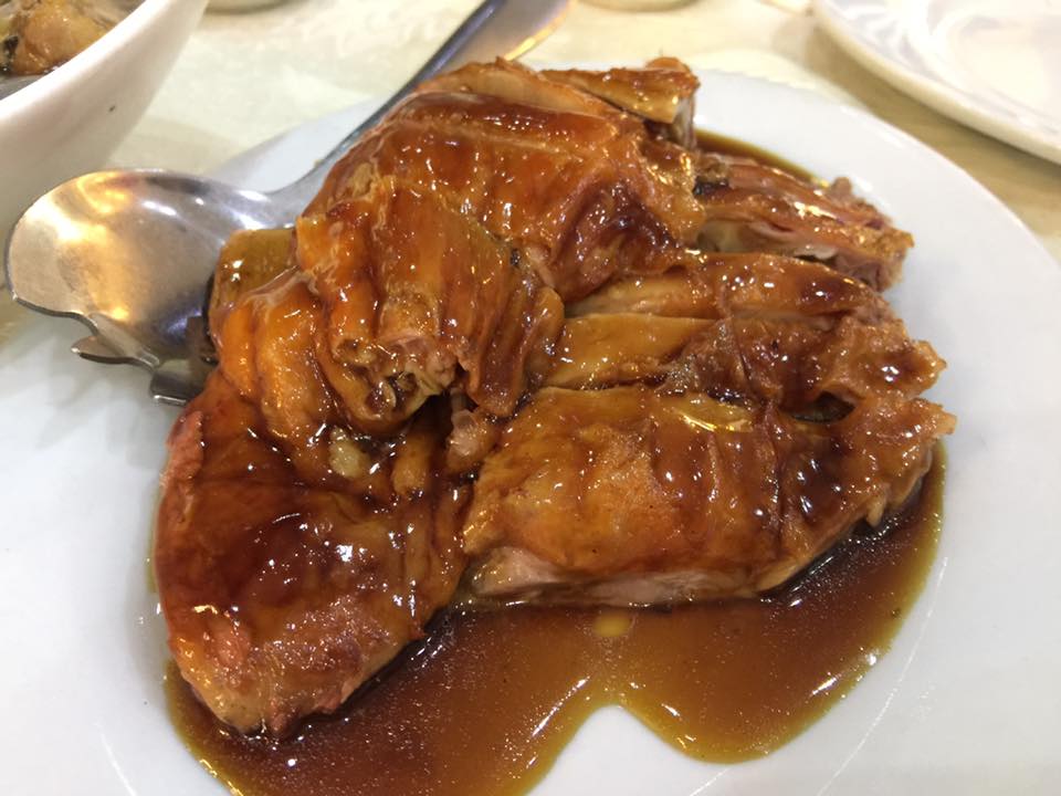 Roasted duck with sauce at President Grand Palace Restaurant Binondo