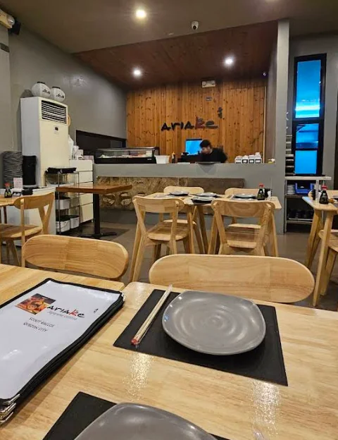 Ariake Japanese Cuisine Tomas Morato restaurant in Quezon City - exterior view and dining atmosphere