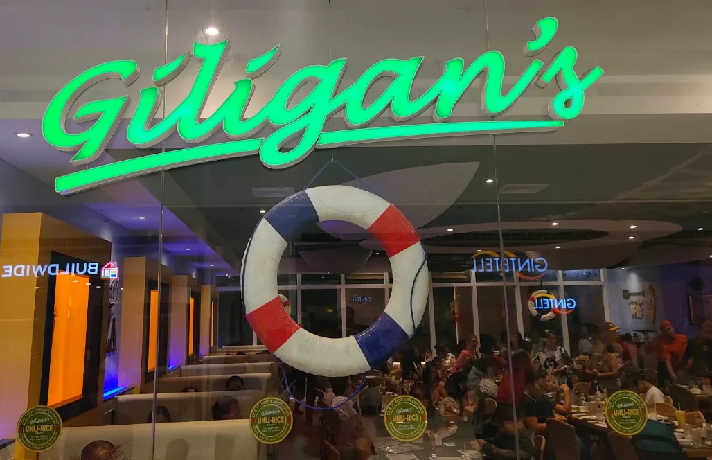 Giligans Sm City Fairview restaurant in Quezon City - exterior view and dining atmosphere