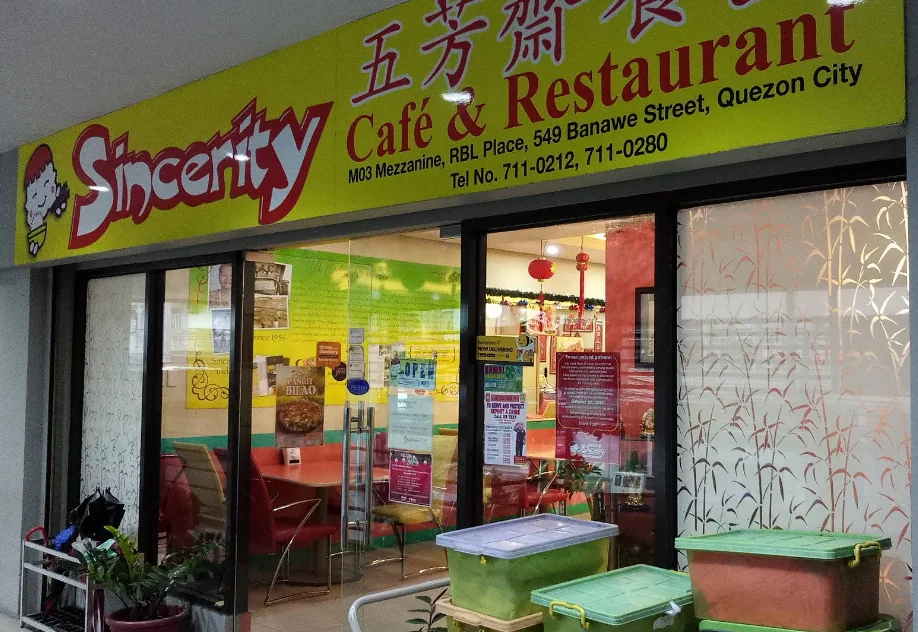 Sincerity Restaurant restaurant in Quezon City - exterior view and dining atmosphere