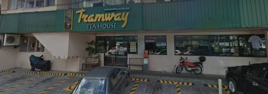 Tramway Tea House Banawe restaurant in Quezon City - exterior view and dining atmosphere