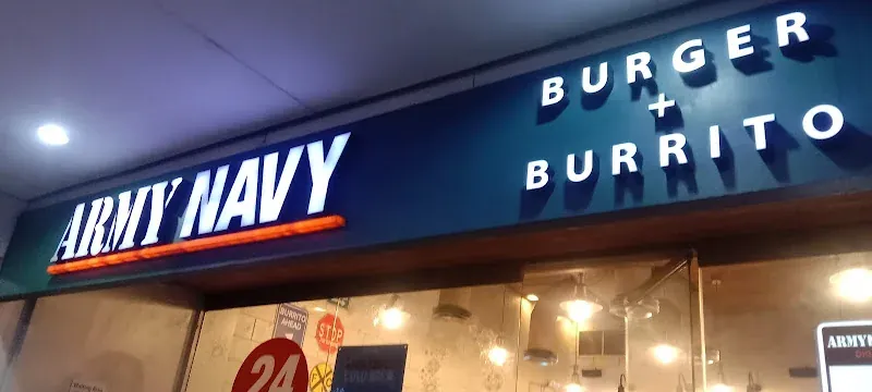 Armynavy Burger + Burrito Fiesta Carnival Araneta City restaurant in Quezon City